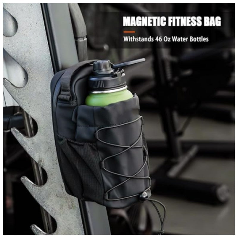 Fitness Magnetic Kettle Bag Crossbody Gym Bag – Magnetic Water Bottle Holder Sling for Men & Women